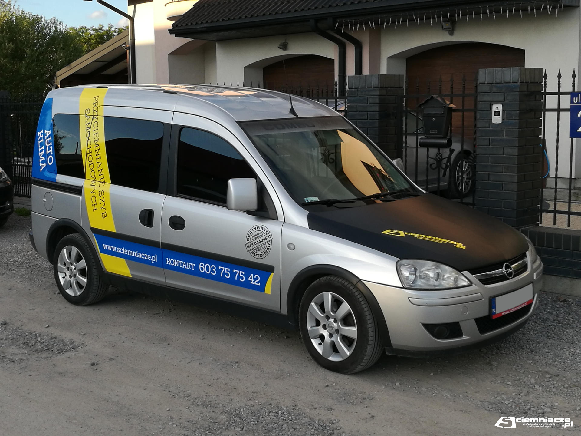 Przyciemnianie szyb - Opel Combo (C) VAN