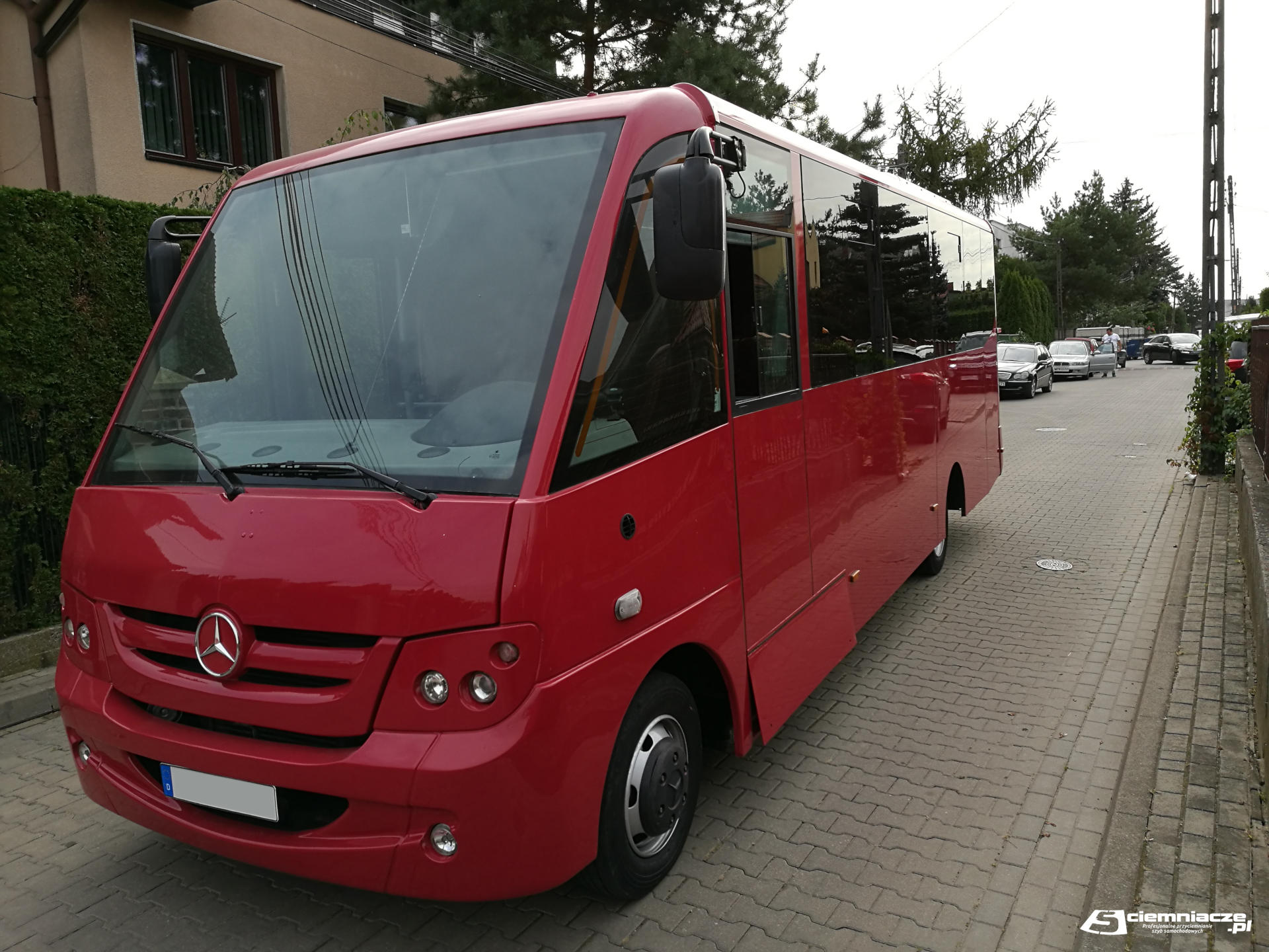 Przyciemnianie szyb - Mercedes Mediano Bus