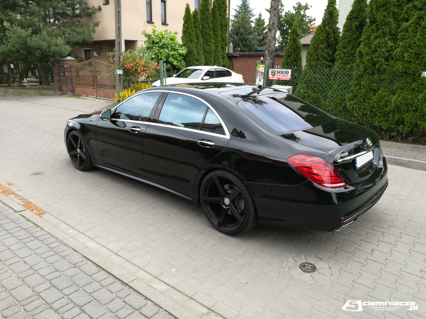 Przyciemnianie szyb - Mercedes S sedan