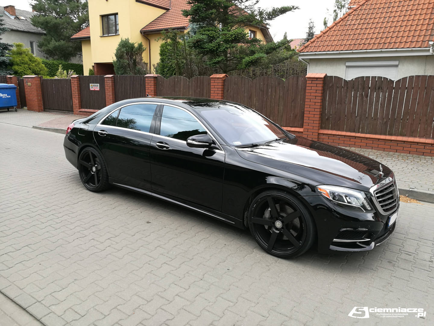 Przyciemnianie szyb - Mercedes S sedan